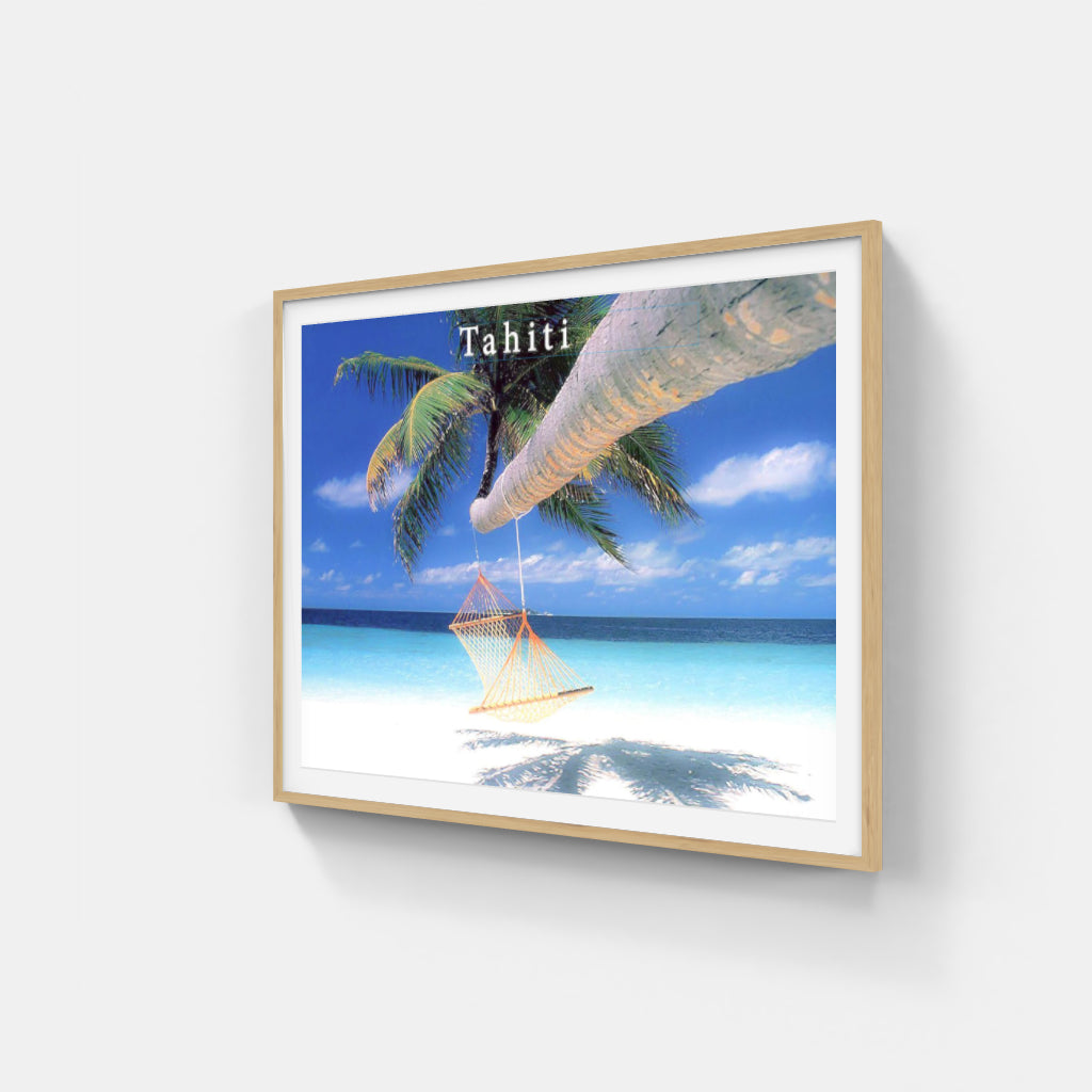 Tahitian Hammock poster