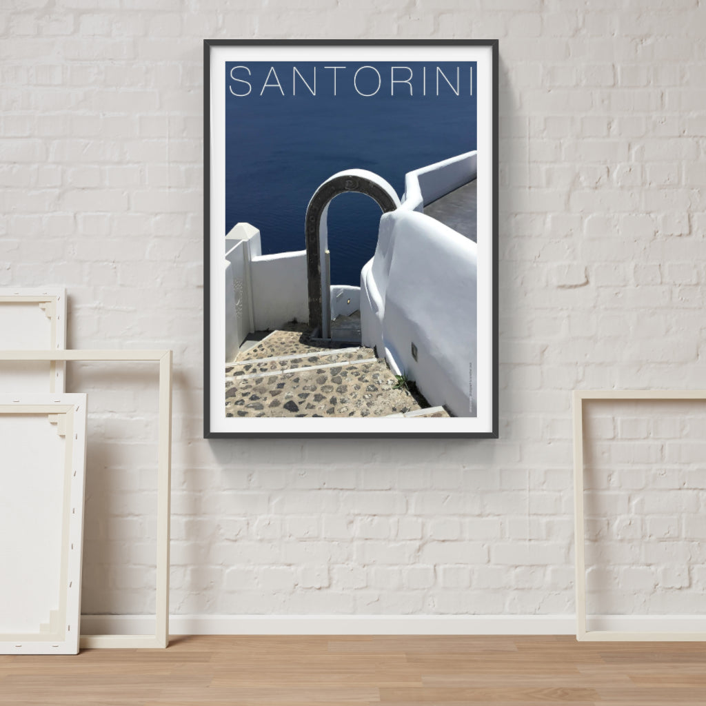 Santorini Archway - Greece poster