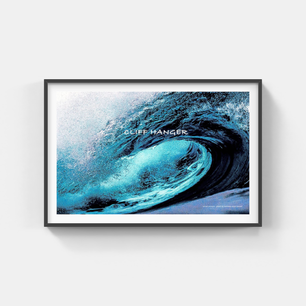 Cliff Hanger surfing poster