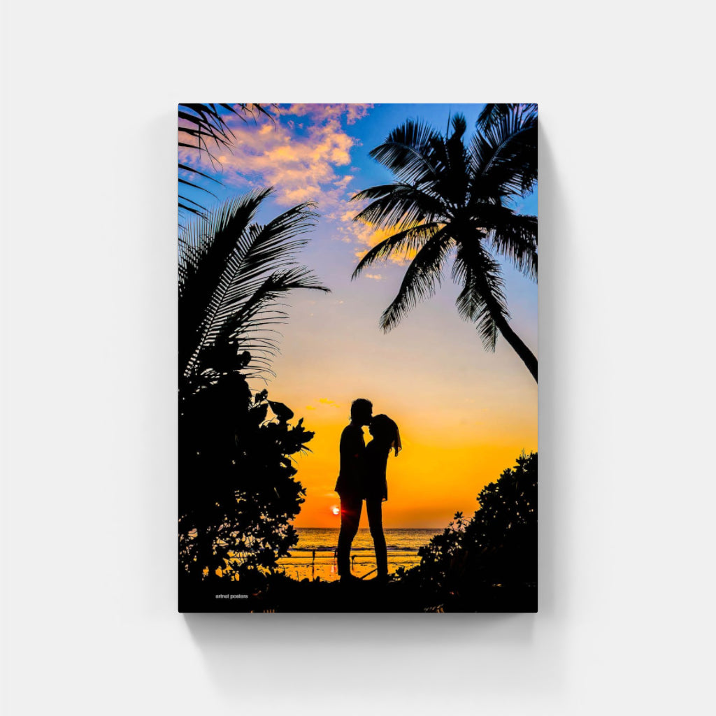 Maldives Sunset poster