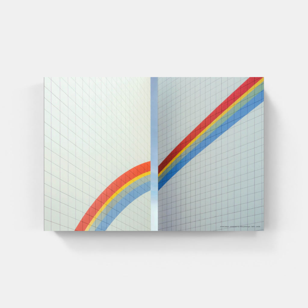 Rainbow Building architectural poster