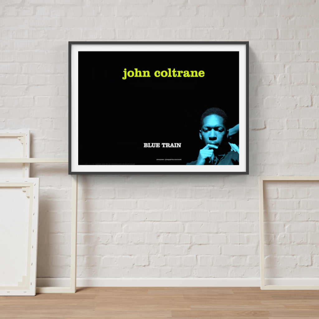 John Coltrane Blue Train poster