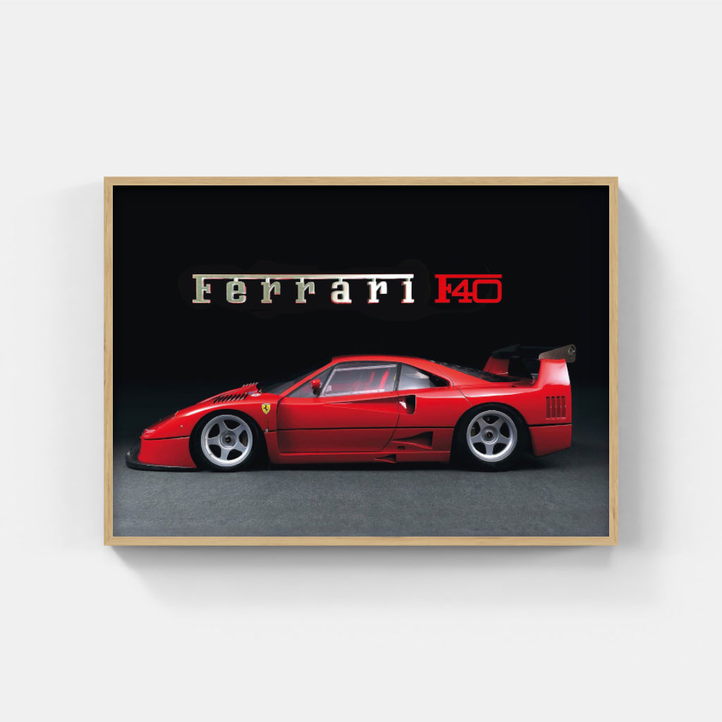 Ferrari F40 poster