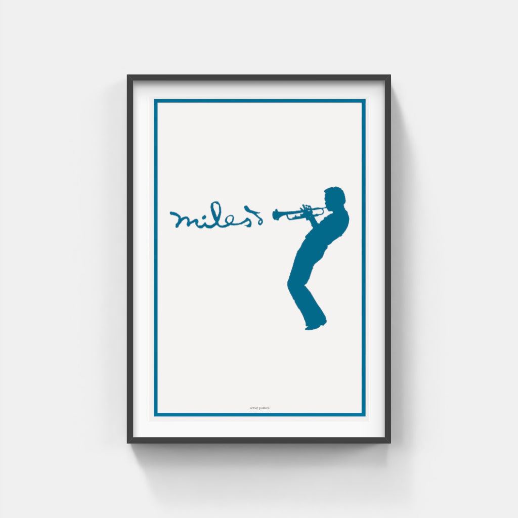 Miles Davis - Kind of Blue poster