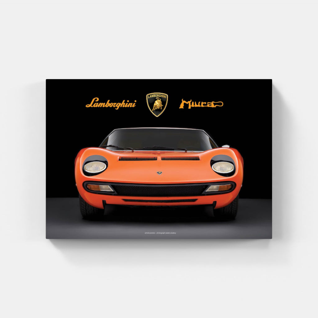 Lamborghini Miura poster