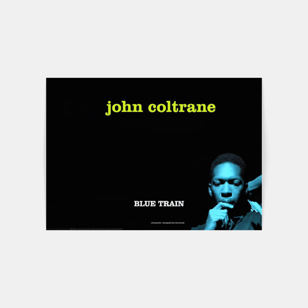 John Coltrane Blue Train poster