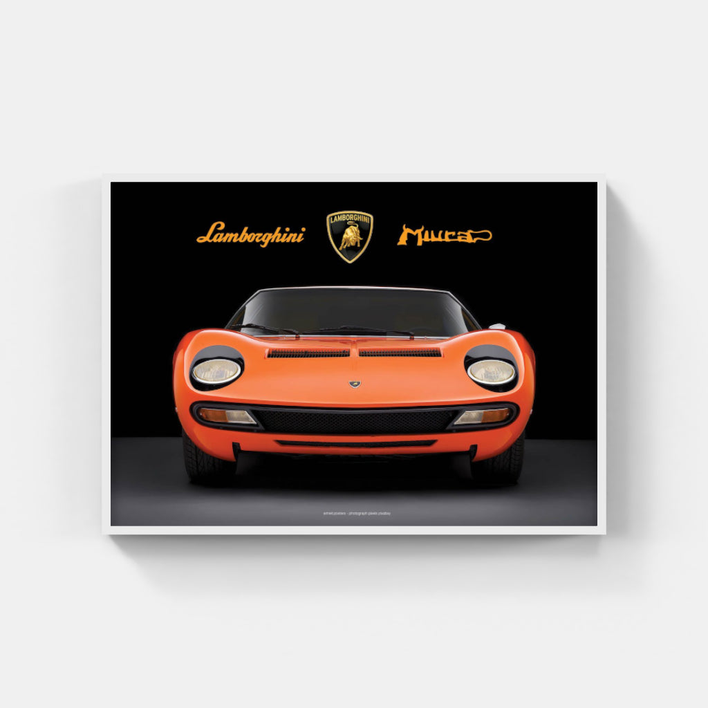 Lamborghini Miura poster