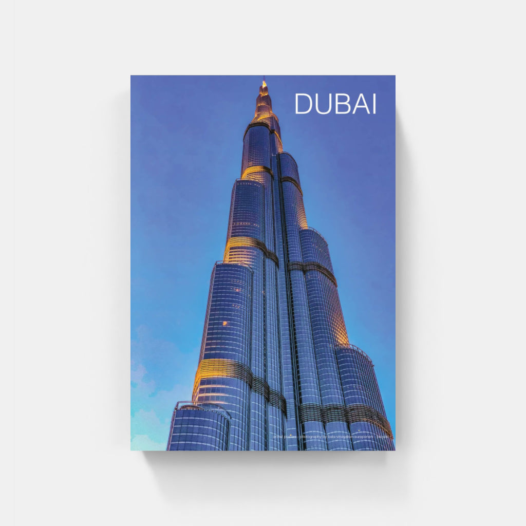 Burj Khalifa Dubai architecture poster