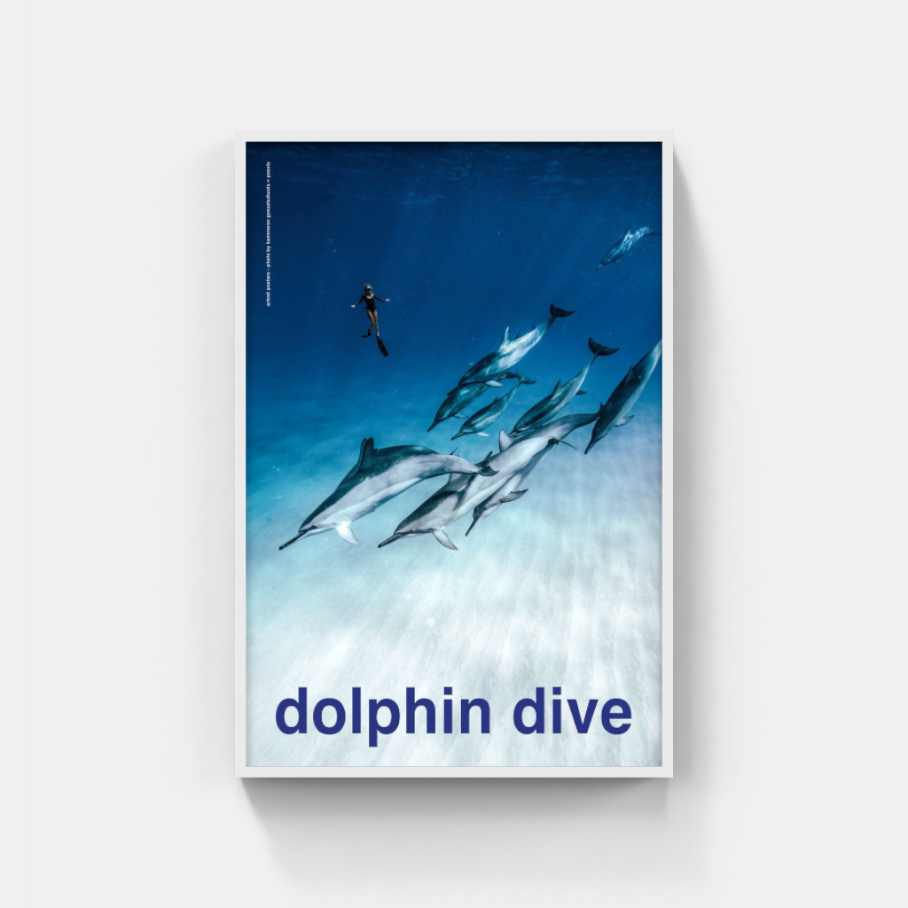 Scuba - Dolphin Dive poster