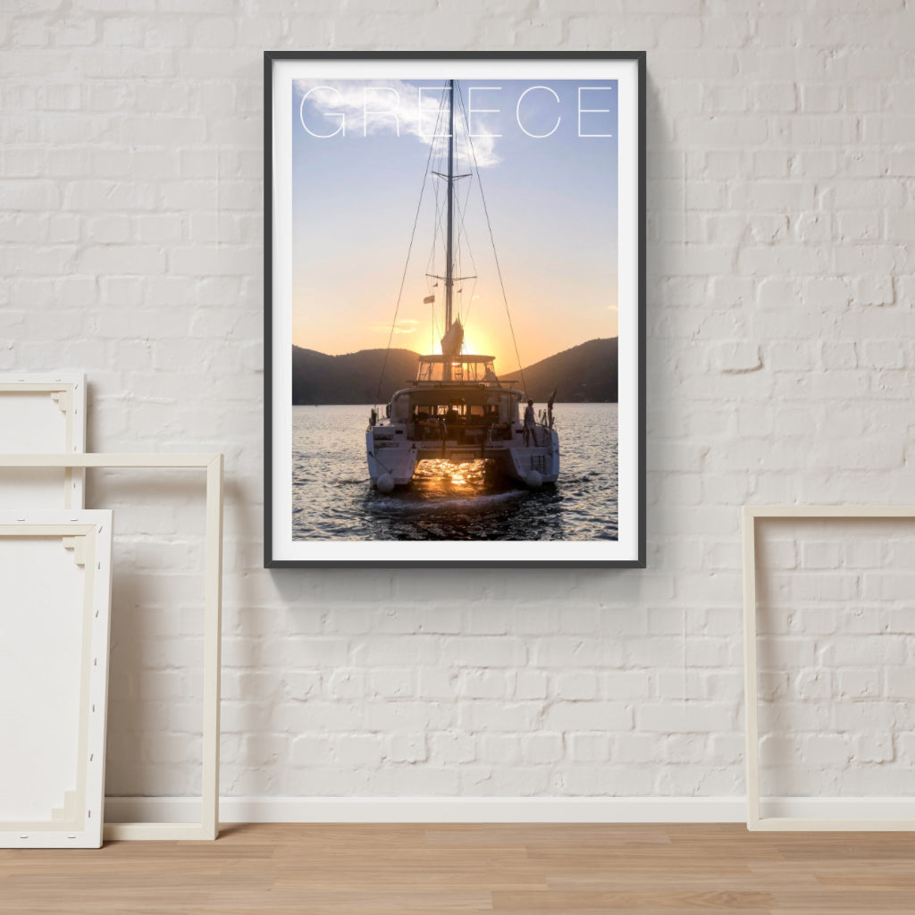Sailing the Greek Islands poster