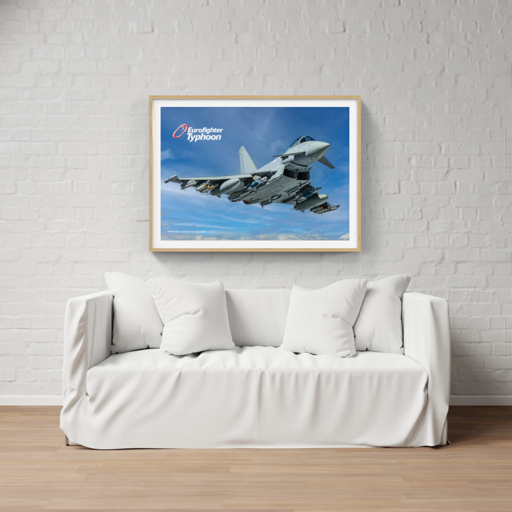 BAE Typhoon Eurofighter poster
