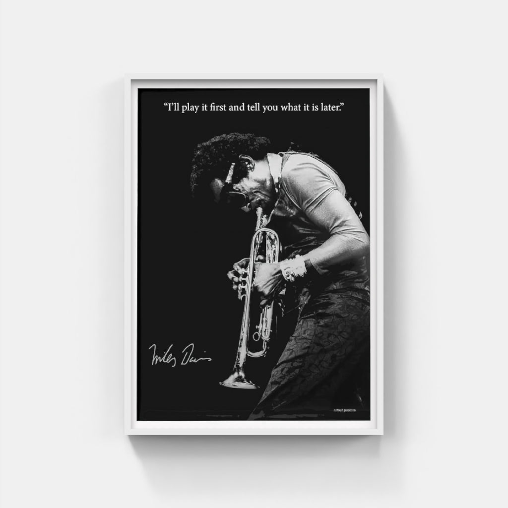 Miles Davis Signature poster