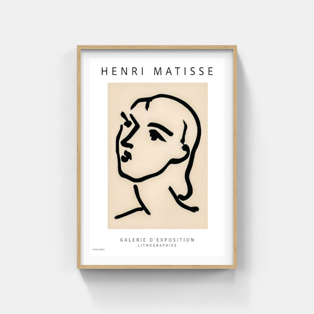 Henri Matisse Head poster