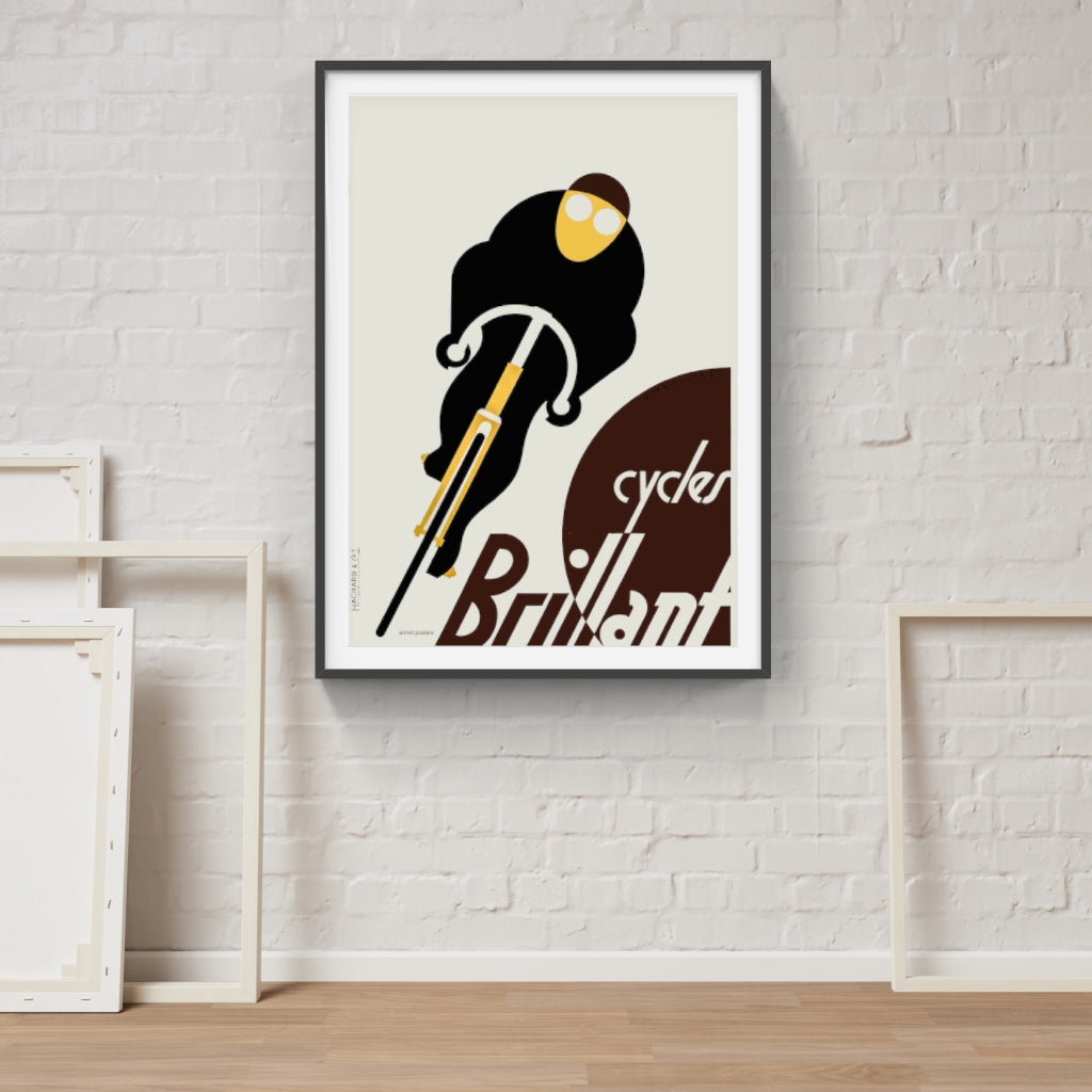 Brillant Cycles retro poster