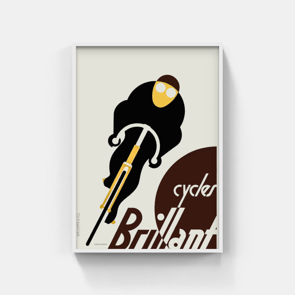Brillant Cycles retro poster