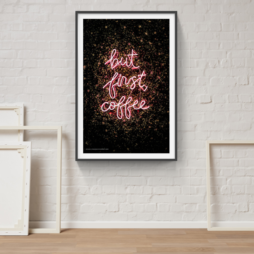 But First, Coffee poster