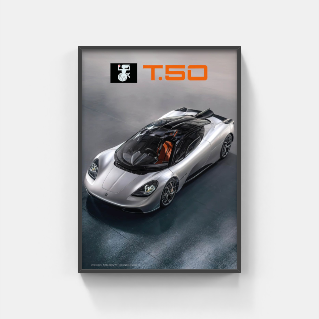 Gordon Murray T50 poster