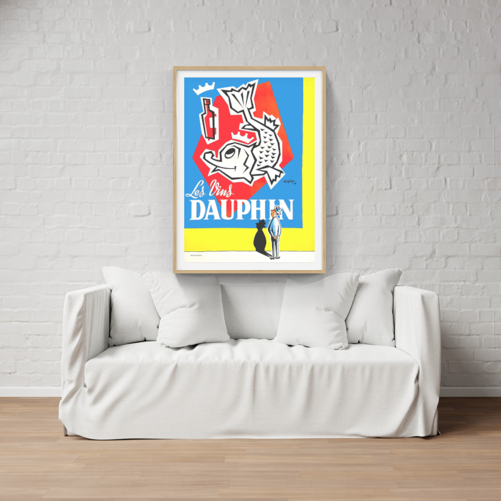 Vins d'Anjou retro poster
