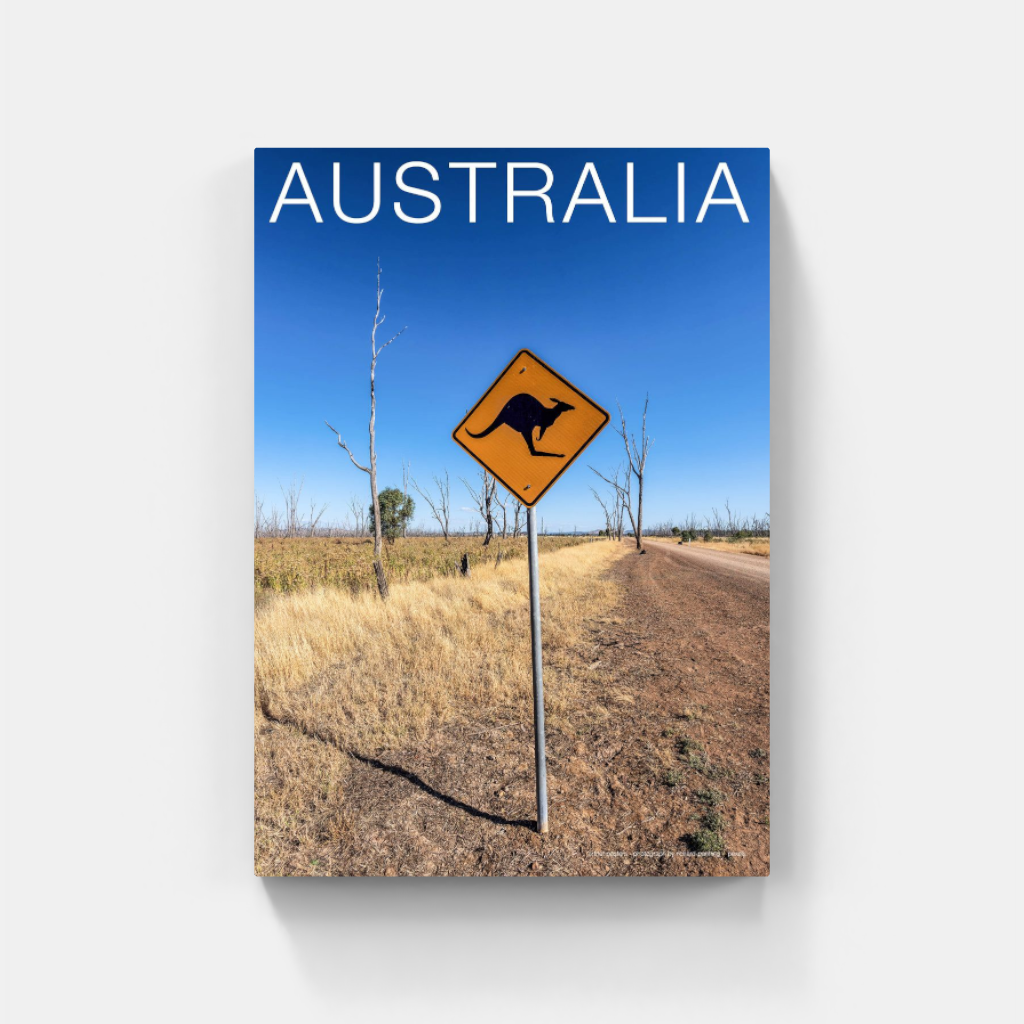 Kangaroos sign poster