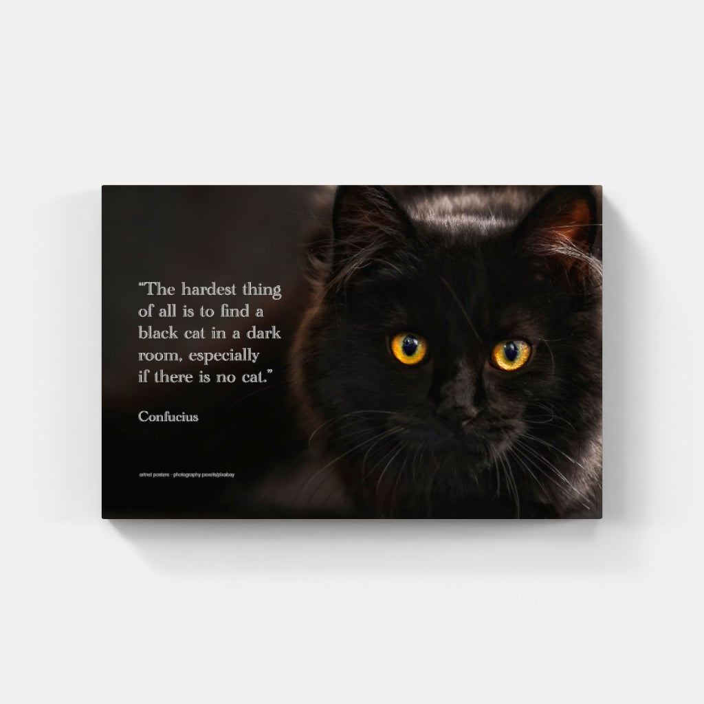 Confucian Cat poster