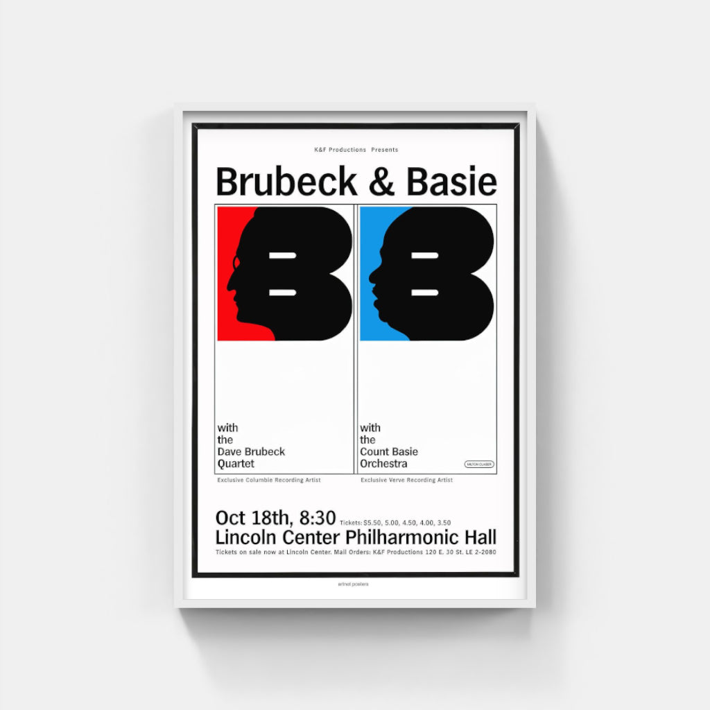 Brubeck & Basie poster