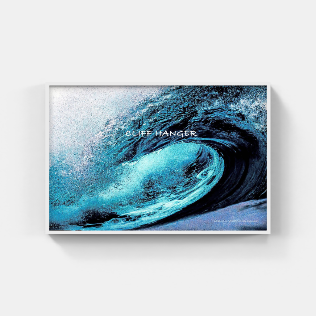 Cliff Hanger surfing poster