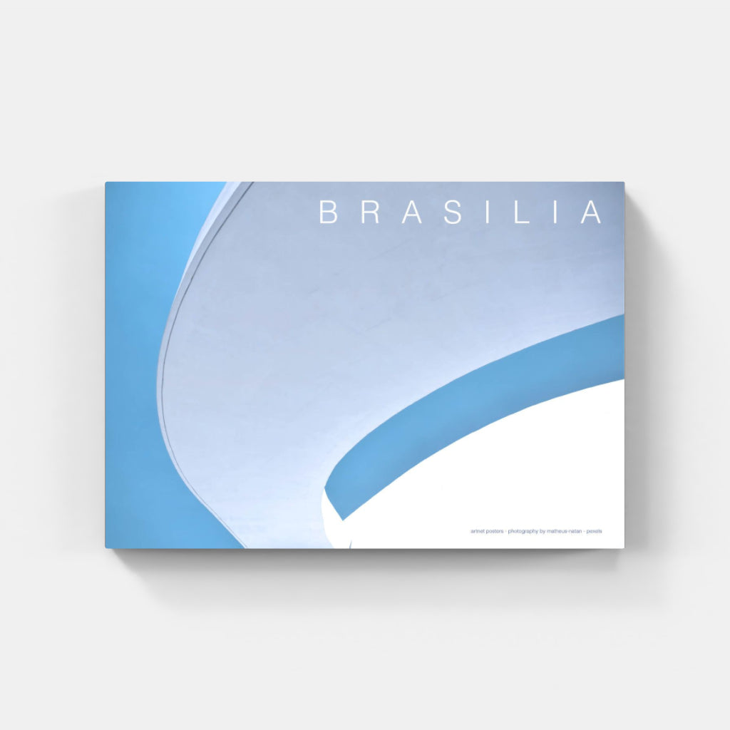 Brasilia poster - Oscar Niemeyer