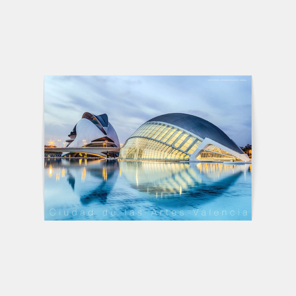 Ciudad de las Artes architecture poster