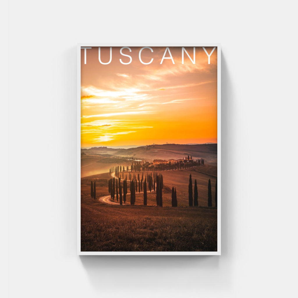 Tuscany Sunset poster