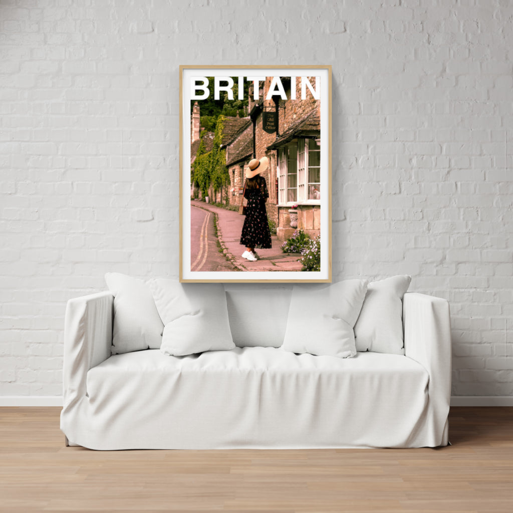 Britain - Pretty as a Postcard poster