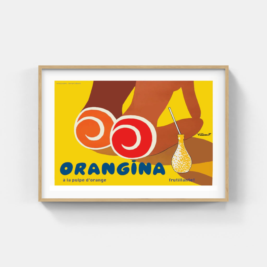 Orangina - Bernard Villemot poster