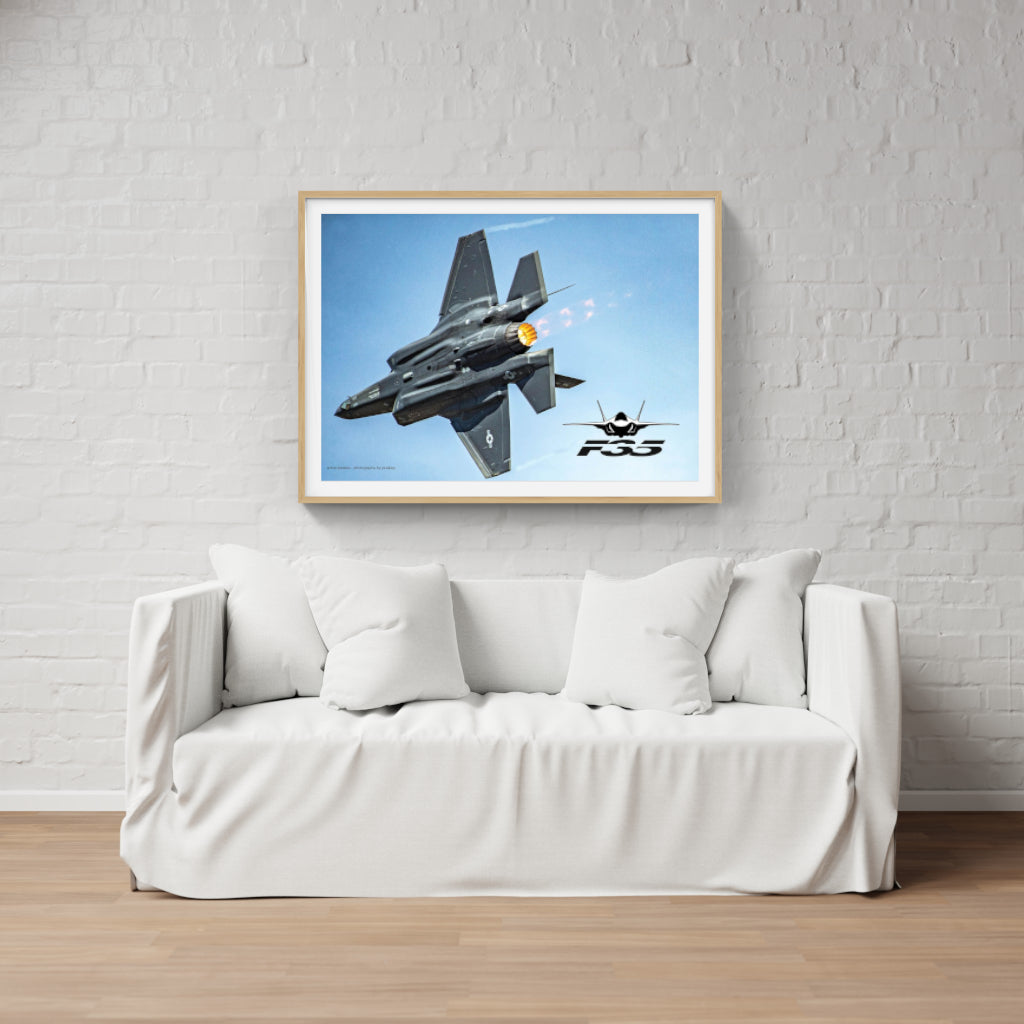 F35 Lightning poster
