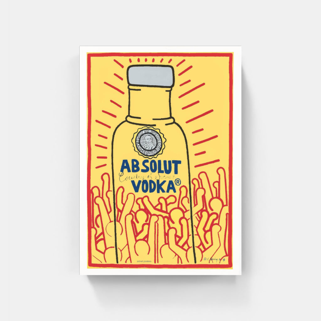 Keith Haring Absolut Vodka poster