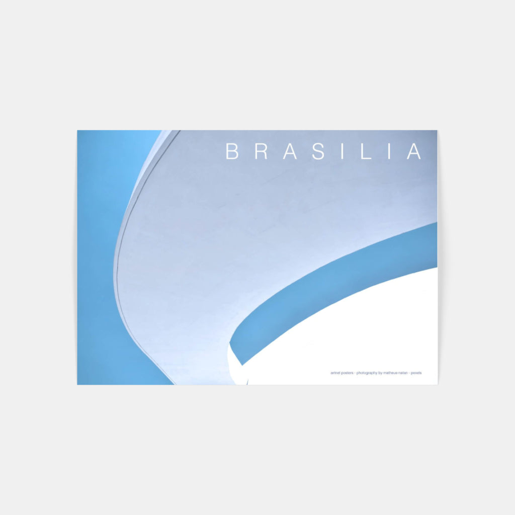 Brasilia poster - Oscar Niemeyer