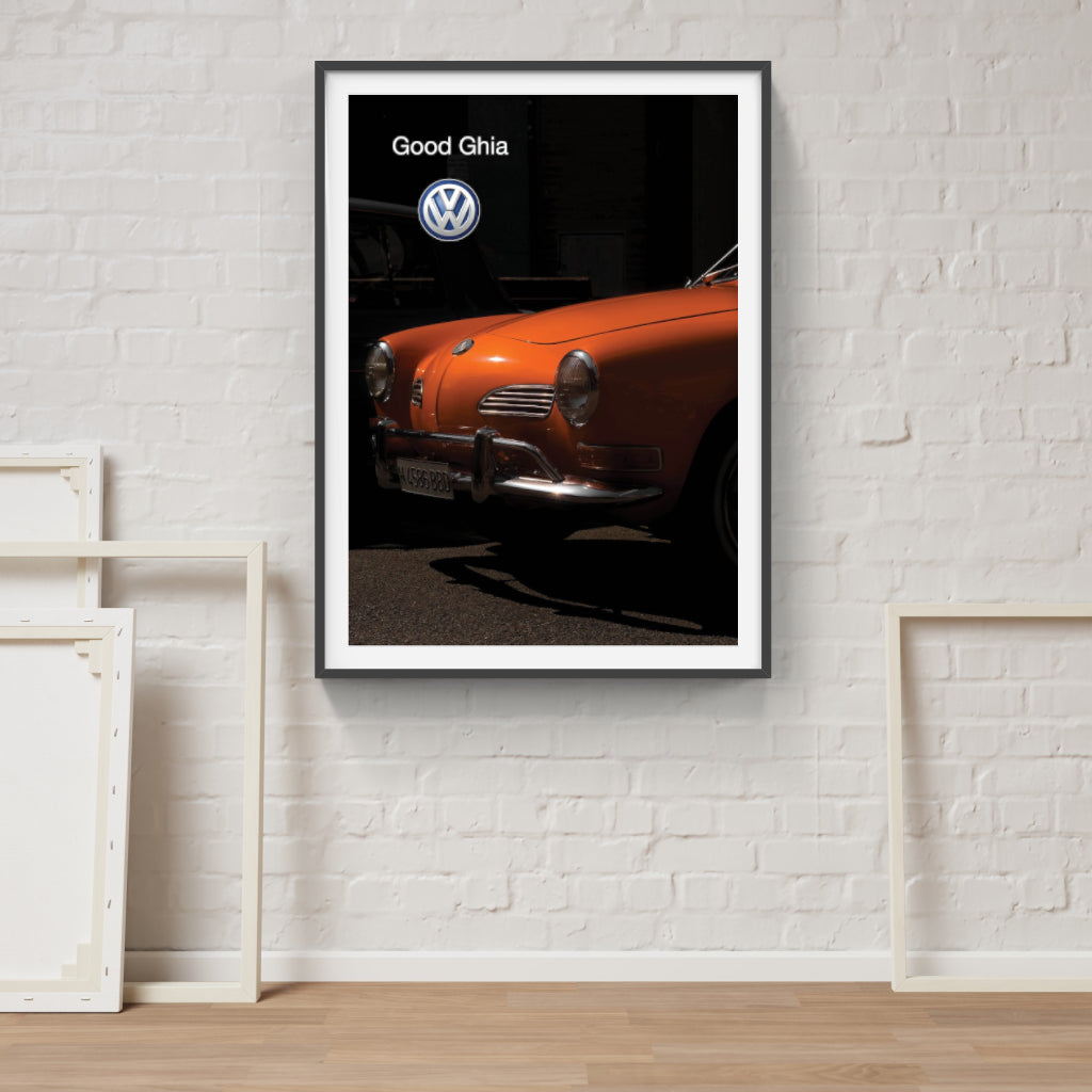 VW Karmann Ghia poster