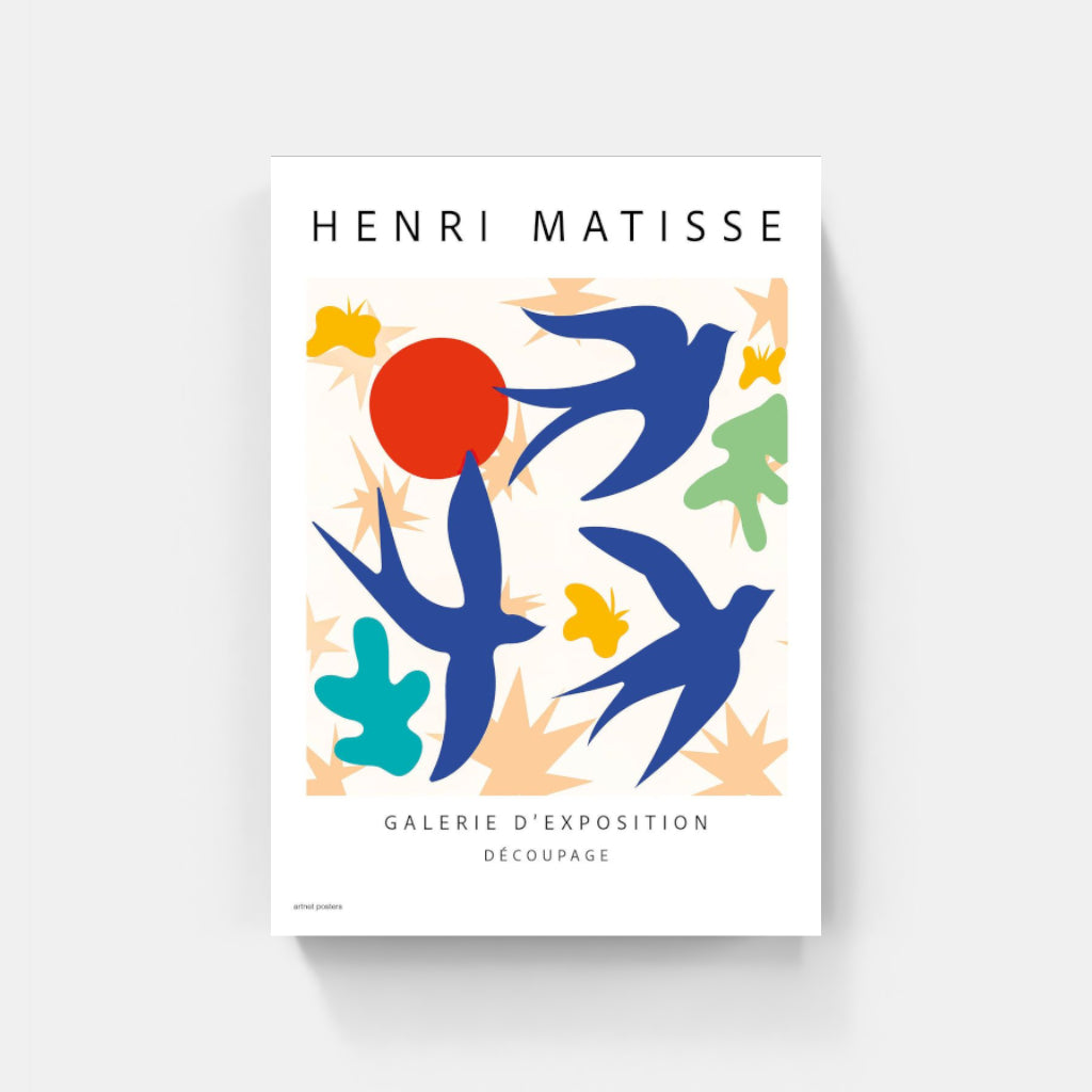 Henri Matisse - Swallows poster