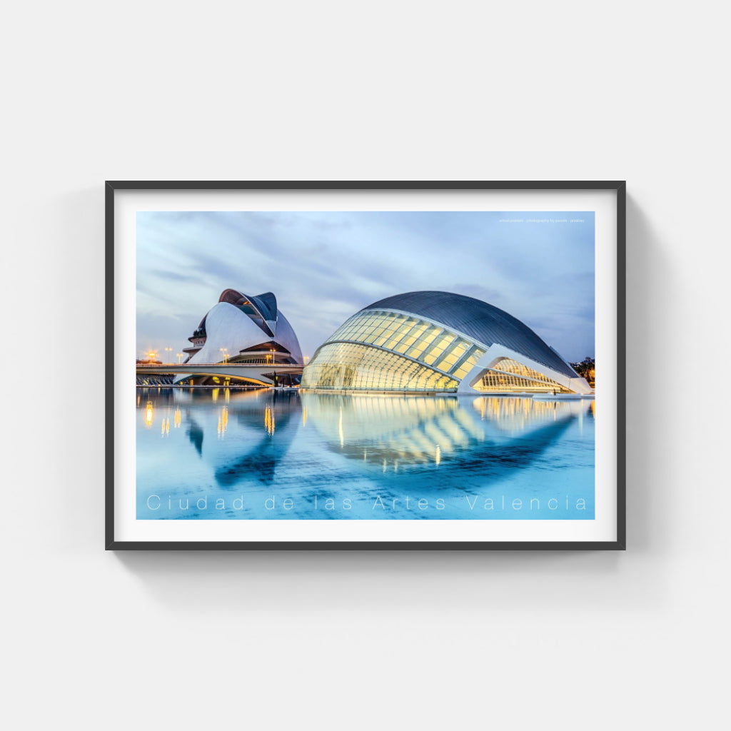 Ciudad de las Artes architecture poster