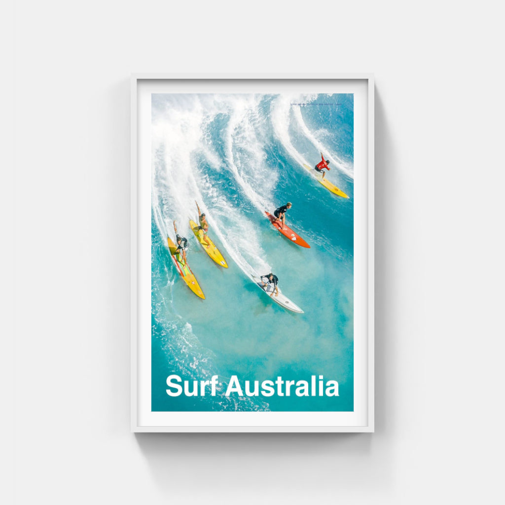 Aussie surfie culture poster