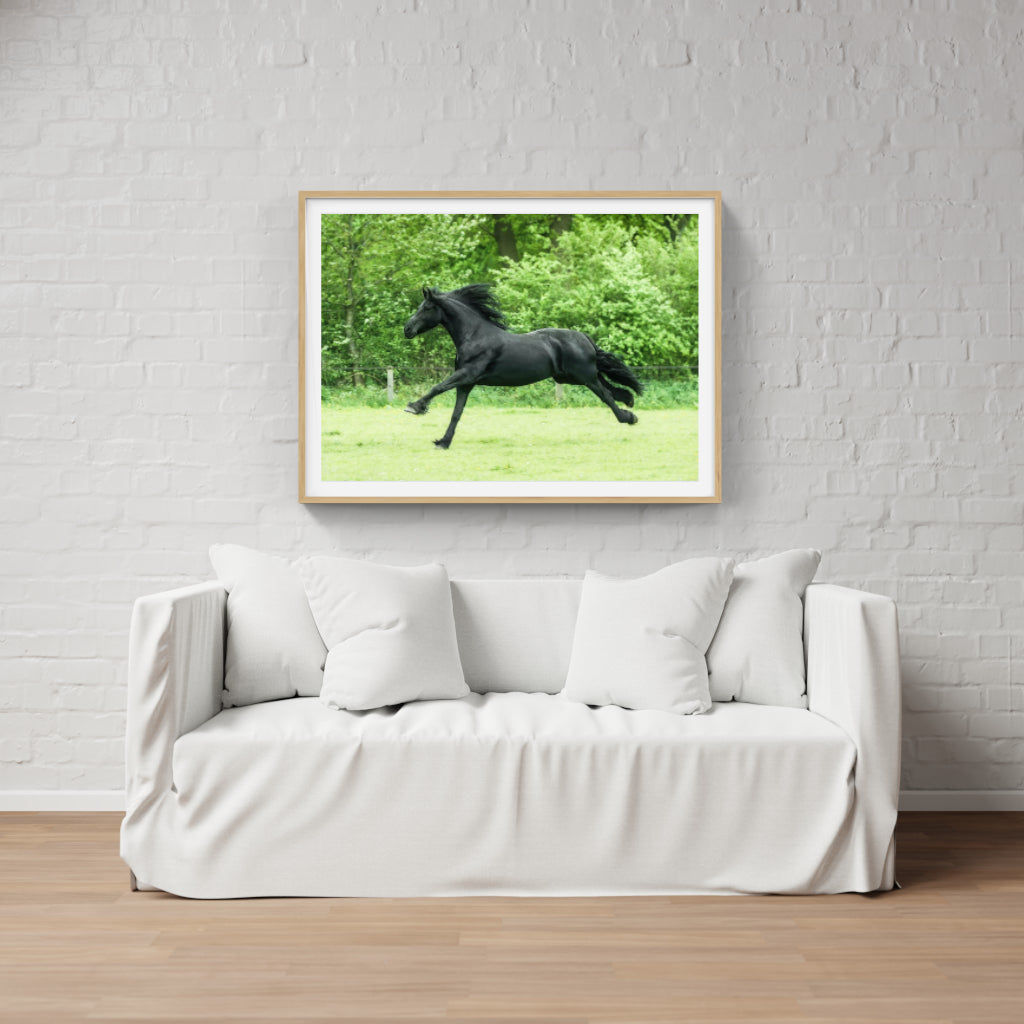 Running Wild horse poster