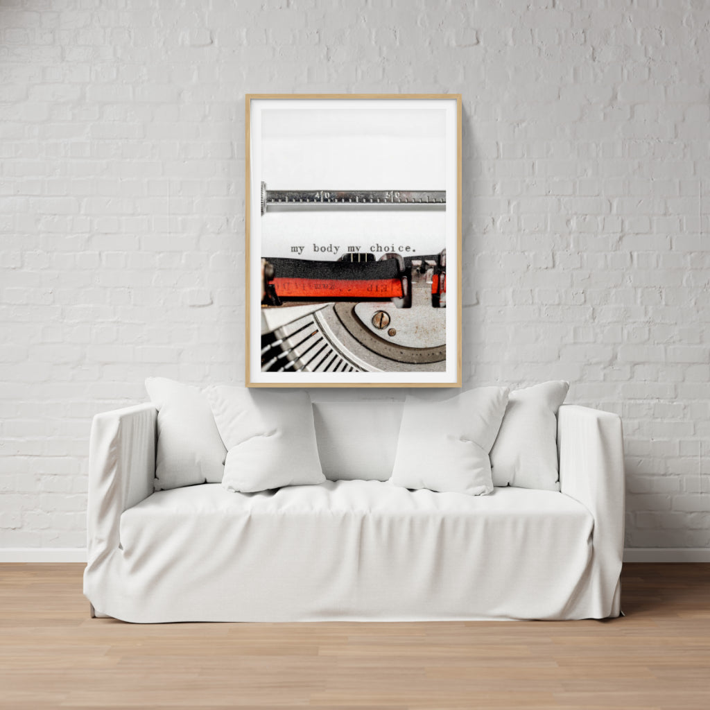 My Body My Choice poster