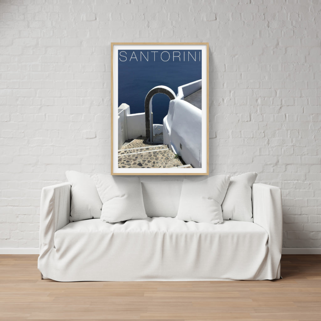 Santorini Archway - Greece poster