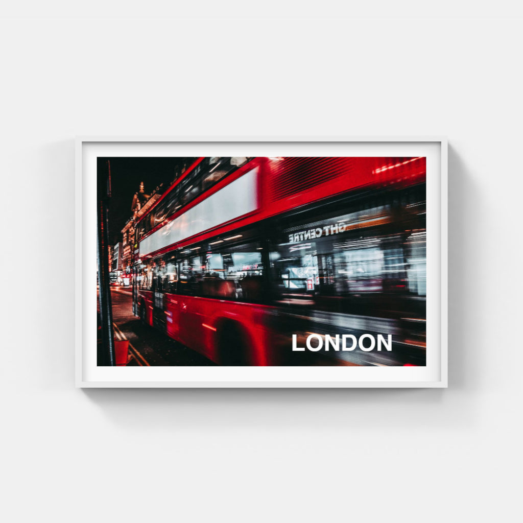 London Bus poster