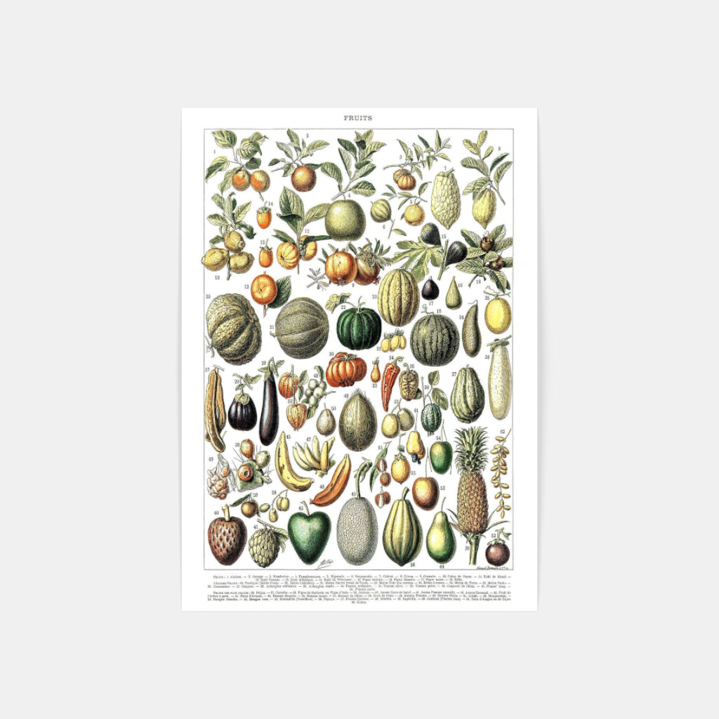 Vintage Vegetables poster