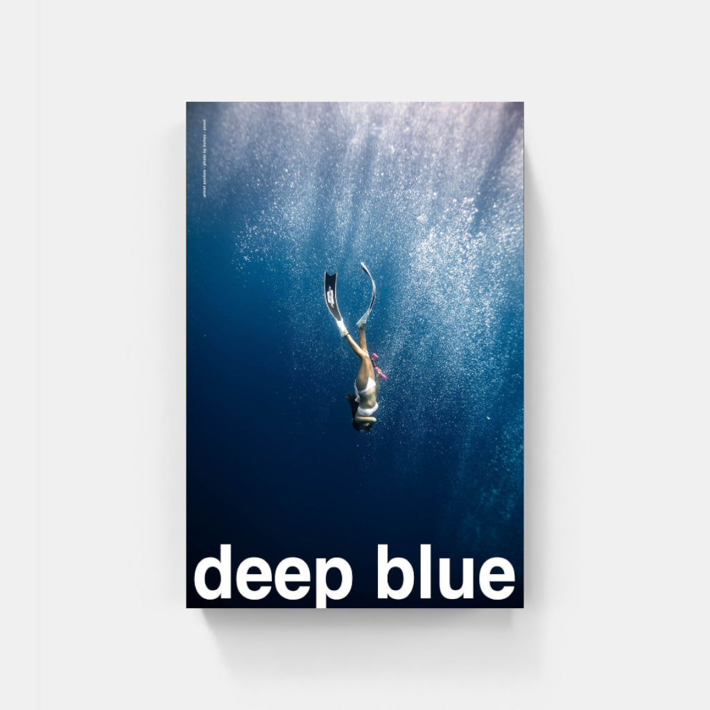 Deep Blue - diving poster