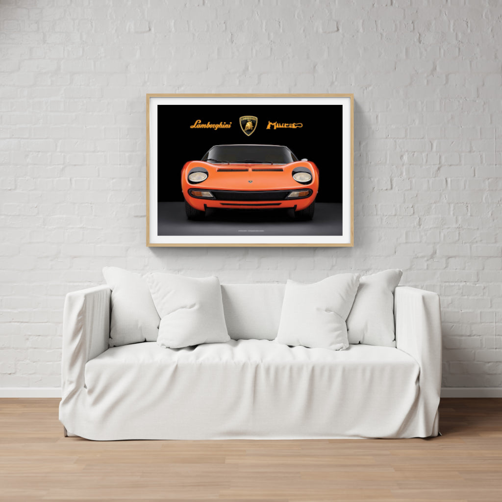 Lamborghini Miura poster