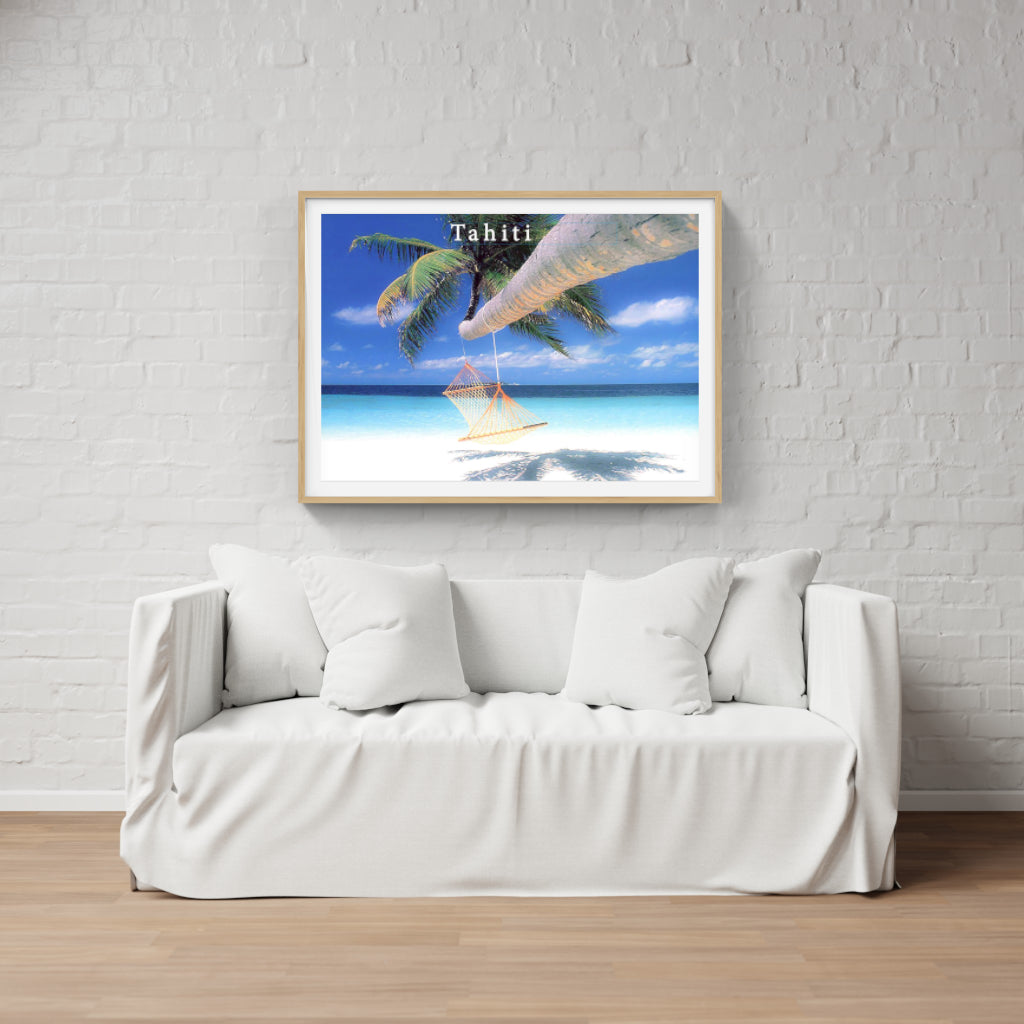 Tahitian Hammock poster