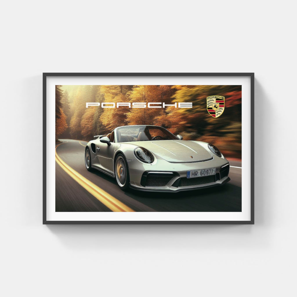 Porsche 911 Cabriolet poster