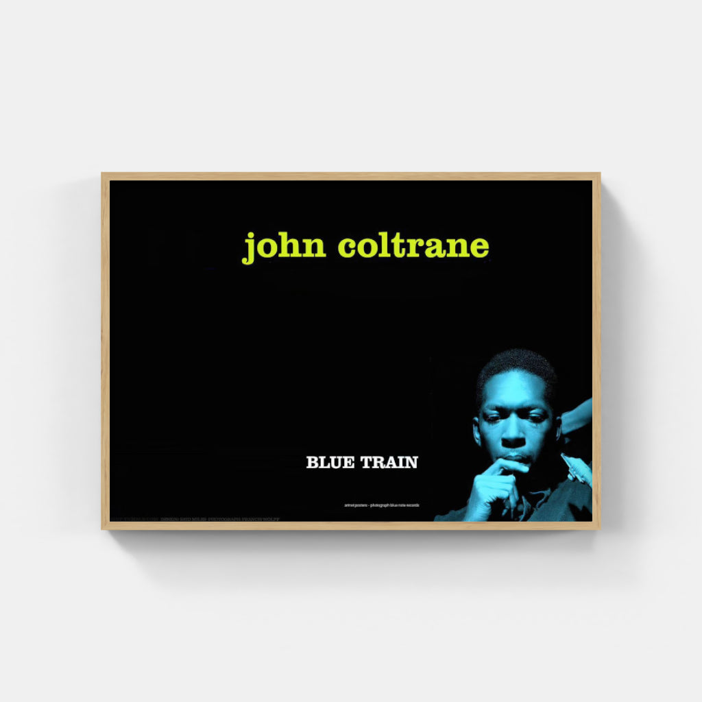 John Coltrane Blue Train poster