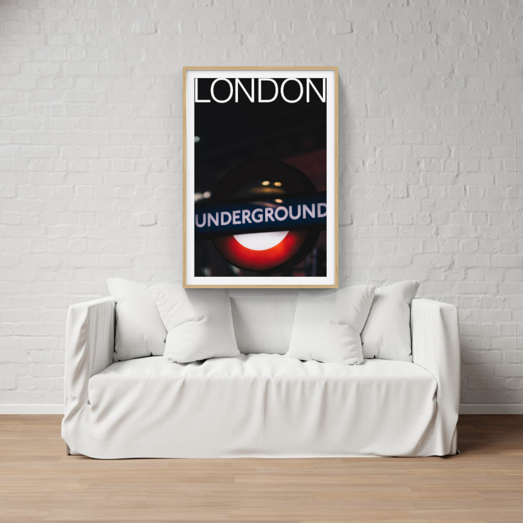 London Underground poster