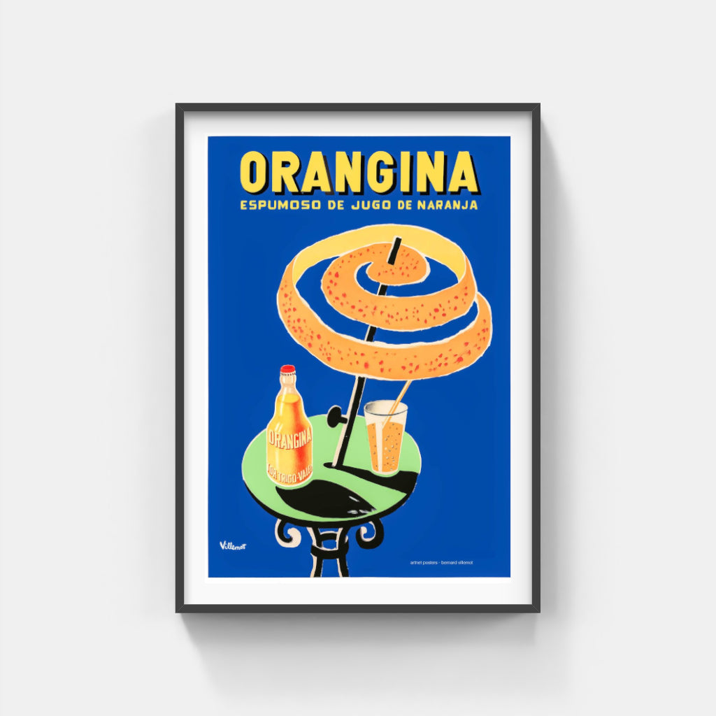 Orangina - Bernard Villemot poster
